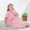 Ropa de niña ropa de niña bebé manga corta algodón modal largo madre-hija padre-hijo europeo y americano princesa camisón ropa de casa
