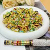 Peluca Nueva de Alta Calidad Accesorios para Rastas Pulsera de Cuentas DIY Cuentas Espaciadoras Anillos de Diamantes de Aleación Coloridos Cuentas con Agujero Grande Cuentas Sueltas