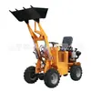 Mini cargadora compacta diésel multifuncional para granja, huerto, sótano y granja de ganado, una cargadora compacta pequeña multipropósito