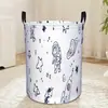 Cesto de roupa suja novo estilo, cesto de armazenamento dobrável para dormitório e uso doméstico, cesto de armazenamento de roupa suja de tamanho grande para banheiro, transfronteiriço