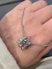 Colar de Osso de Cobra Full Diamond Estilo Europeu e Americano Transfronteiriço para Mulheres, Micro-incrustado com Zircônia, Moderno e Versátil, Colar Elegante Atacado