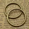 Accesorios para joyería de aleación anillo de 29 mm anillo hechos a mano DIY accesorios de cuerda de cuero 11714
