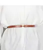 Cinturón Fino Ins Simple Versátil para Mujer Ajustable Moda Decorativo con Traje Falda Camisa Cintura Ceñida Tendencia