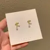 Brincos com Design Floral Rosa Doce, Versáteis e Frescos, Brincos da Coleção Borboleta de Zircônia de Alto Padrão de Nicho