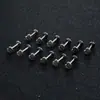 Em estoque Moda Personalidade Cor Avançada Forma de Coração Unha de Orelha Unha de Lábio Óleo Gotejante Piercing de Coração Brincos de Unha de Orelha