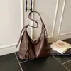 Bolsa Tote Texturizada Simples de Novo Estilo para o Inverno, Bolsa de Ombro Cruzada Casual da Moda 2026 Bolsa Feminina de Grande Capacidade