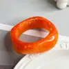 Pulsera geométrica de color carey estilo ins transfronterizo europeo y americano, diseño de nicho para mujer, pulsera acrílica vintage de alta gama