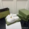Zapatillas de Marca G con Hebilla de Metal y Suela Gruesa Modelo Nuevo 2026 Zapatos de Mujer Impermeables con Plataforma para Aumentar Altura y Sandalias con Tira de Cuero