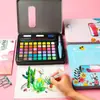 Pintura de Acuarela Sólida al por Mayor del Fabricante, Set de Gouache de 36 Colores para Estudiantes de Arte, para Mezcla de Colores y Pintura
