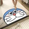 Alfombrilla de suelo de barro de diatomeas de dibujos animados linda para baño, bañera, absorbente, antideslizante, para pies, entrada, alfombra resistente a las manchas, entrega al por mayor