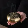 Chapado en oro vietnamita oro real clásico chino koi incensario adornos de aromaterapia para el hogar comercio electrónico en vivo fábrica al por mayor