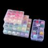 Traje completo de línea de jade 72 línea de cuerda trenzada a mano 16/25 colores en caja 36 colores pulsera material para manualidades cordón con cuentas para colgante