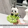 Dispensador de jabón Oso Hogar Sin perforaciones Lavabo para lavar manos Cerámica Panda Baño Jabón Drenaje Almacenamiento Mayoreo