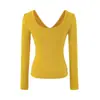 Top corto ajustado de verano para mujer, estilo coreano, de cintura alta, con cuello en V y diseño reversible, perfecto para un look moderno y seductor