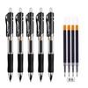 Bolígrafo de Gel Retráctil K35 Bolígrafo de Carbono 0.5mm Negro Aprendizaje Estudiantil Bolígrafo de Bola Bolígrafo para Firmar Reuniones Papelería de Oficina
