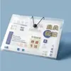 Pasta Espessa A4 Multicamadas para Estudantes do Ensino Médio Bolsa Grande para Arquivos Pasta para Provas A4 Bolsa de Armazenamento Bolsa Organizadora