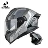Atacado de Fabricante de Capacetes para Motocicleta para Homens e Mulheres, Capacetes Bluetooth Full-Face, Proteção Fresca Anti-Embaçante para Pilotagem de Veículos Elétricos
