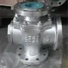 Válvula Esfera Três Vias Q44F-16P Q45F-16P Aço Inoxidável 304 316 2205 2507 310s 904L