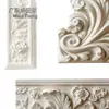 Decoración diseñada a medida por GRG con componentes tallados para vestíbulo dúplex de techos altos, sala de estar de villa, cúpula y moldura de columna