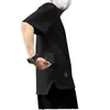Camiseta de verano de manga corta, fina y moderna, holgada y combinable para hombre, de color liso, con cuello redondo, fresca y transpirable, de media manga.