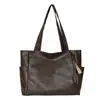 Bolsa Transversal de Couro Macio Retrô com Múltiplos Bolsos Modelo Novo 2026 Simples Versátil Grande Capacidade Bolsa de PU Bolsa de Ombro Casual Feminina