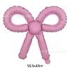 Lazo nuevo de colores pastel, fuegos artificiales, arcoíris, pastel de pie, globos, decoraciones para fiesta de cumpleaños infantil