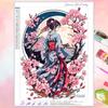 Ventas Directas de Fábrica 5D Pegatinas Serie Paisaje Personaje Estilo Japonés Set Pintura Diamante Diamante Cuadrado Redondo Completo Bordado Diamante Hecho a Mano