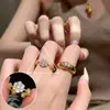 Anillo Vintage de Lujo Ligero para Mujer, Versátil, Moderno, Único, Sencillo, Elegante, Inspirado en Diseñador, Estilo de Nicho, Apilable, Anillo para el Dedo Índice