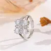 Anillo Abierto de Lujo Ligero de Alta Gama Estilo Coreano Ins para Mujer, Selección de Influencers, Estilo Japonés y Coreano, Anillo de Moda Elegante al por Mayor