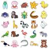 50 pegatinas originales de animales con forma de bolígrafo, diseño de grafiti, bonitas pegatinas decorativas impermeables transfronterizas para tazas de agua, venta al por mayor