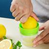 Exprimidor de Limón Mini Exprimidor de Jugo de Naranja Manual Transparente Portátil Simple Fruta Exprimidor de Limón Vaso para Jugo