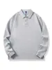 Roupas Masculinas Fengshe / Nova Coleção Primavera e Outono 2026 Camisa Polo Masculina Gola Lapela Manga Longa Moletom Camiseta Jaqueta Masculina
