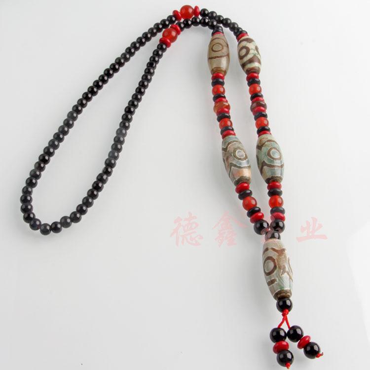 天珠项链加黑链 特价06