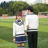 Outono Novo Estudante Estilo Faculdade Britânica Uniforme Escolar Uniforme de Classe Uniforme de Casal Terno Suéter Atacado