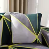 Funda de Cojín para Sofá de Moda, Funda de Cojín Elástica de Doble Cara Simple para Sofá, Cojín para Mirador de Sala de Estar sin Relleno