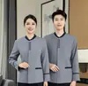 Uniforme para personal de limpieza de propiedades, de manga larga, para mujer, adecuado para otoño e invierno, para usar en hoteles, casas de huéspedes, habitaciones de huéspedes y hospitales