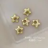 Color Cobre Plateado Conservación Fresca Flores Corazón Estrellas Calados Colgante Espaciadores de Colgante Accesorios DIY Accesorios para Collares Hechos a Mano
