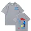 Camiseta Cross-Border Aliexpress Bad Bunny Debi Tirar Mas Fotos Roupas Harajuku para Homens e Mulheres