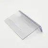 Etiquetas de Precio de Placa de Hierro en Ángulo Personalizadas de Fábrica, Tiras de Precio para Estantes de Supermercado, Tiras de Etiquetas Tipo Tarjeta de Plástico PVC para Tiendas de Conveniencia
