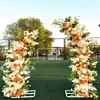 Accesorios de Boda Arco de Hierro Decoración de Puerta de Cuerno de Vaca Soporte de Flores Decoración de Césped al Aire Libre Arreglo de Boda Decoración de Fondo
