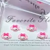 Accesorios de arte para uñas Sanrio My Melody de moda, esmalte de uñas de dibujos animados Kuromi transparente como el hielo y decoraciones para fundas de teléfono de resina