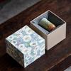 Taza celadón con patrón en relieve y aroma, taza maestra de cerámica degradada, juego de té kung fu individual, taza de degustación de té, taza de té