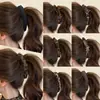Novo Acessório de Cabelo Presilha Banana com Laço 2026, Estilo Universitário Presilha Mágica para Rabo de Cavalo Alto para Mulheres, Presilha de Garra Exquisita e Sofisticada