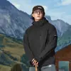 Chaqueta de tres en uno estilo Bo Xi para exteriores, ropa de trabajo personalizada para protección forestal, cortavientos, impermeable, ropa de chaqueta para montañismo al aire libre