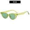 Cai Xukun Jennie - Gafas de sol estilo ojo de gato (2022), nuevas gafas de sol cóncavas para mujer, con montura de red roja.