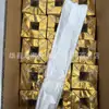 Lingote de Ouro com Cantos Cortados Produto Semi-Acabado de Origami, Lingote de Dobradura de Papel Dourado, Venda Direta de Fábrica, Atacado em Caixa Fechada