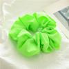 Diadema de Color Neón Estilo Coreano Nueva para Coleta Scrunchie Color Único Tela Elástica Accesorio para el Cabello Versátil Transfronterizo
