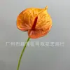 Simulação PU único vermelho médio palma mini pequena Guanyinlian segurando flor material adereços de tiro flores de mesa para casa