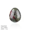 Ovo Pequeno em Forma de Ovo de Cristal Natural Transfronteiriço Páscoa Ágata Pássaro Esculpido Ovo de Pássaro Forma de Pedra Bruta Ornamento de Mão Ovo de Jade