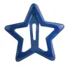 Nuevos accesorios para el cabello de niños tipo pinza BB ins polvo epoxi luminoso pintura de goma estrella de cinco puntas borde del cabello al por mayor